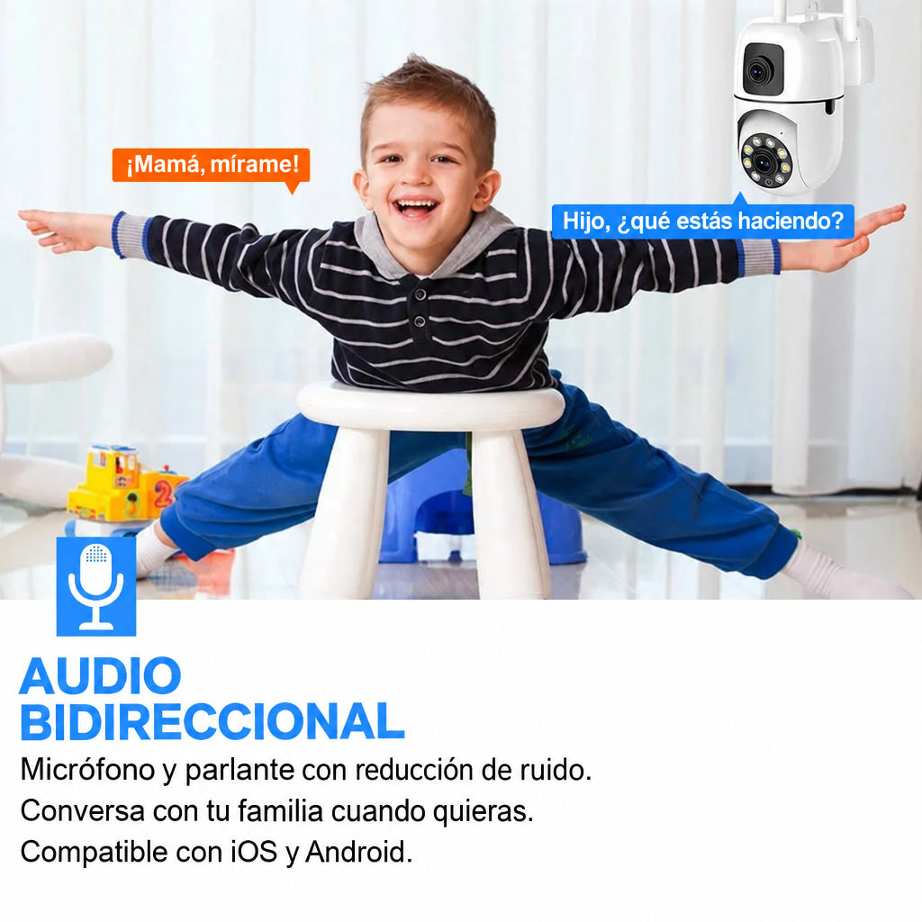 Audio bidireccional para hablar con tu familia desde el celular