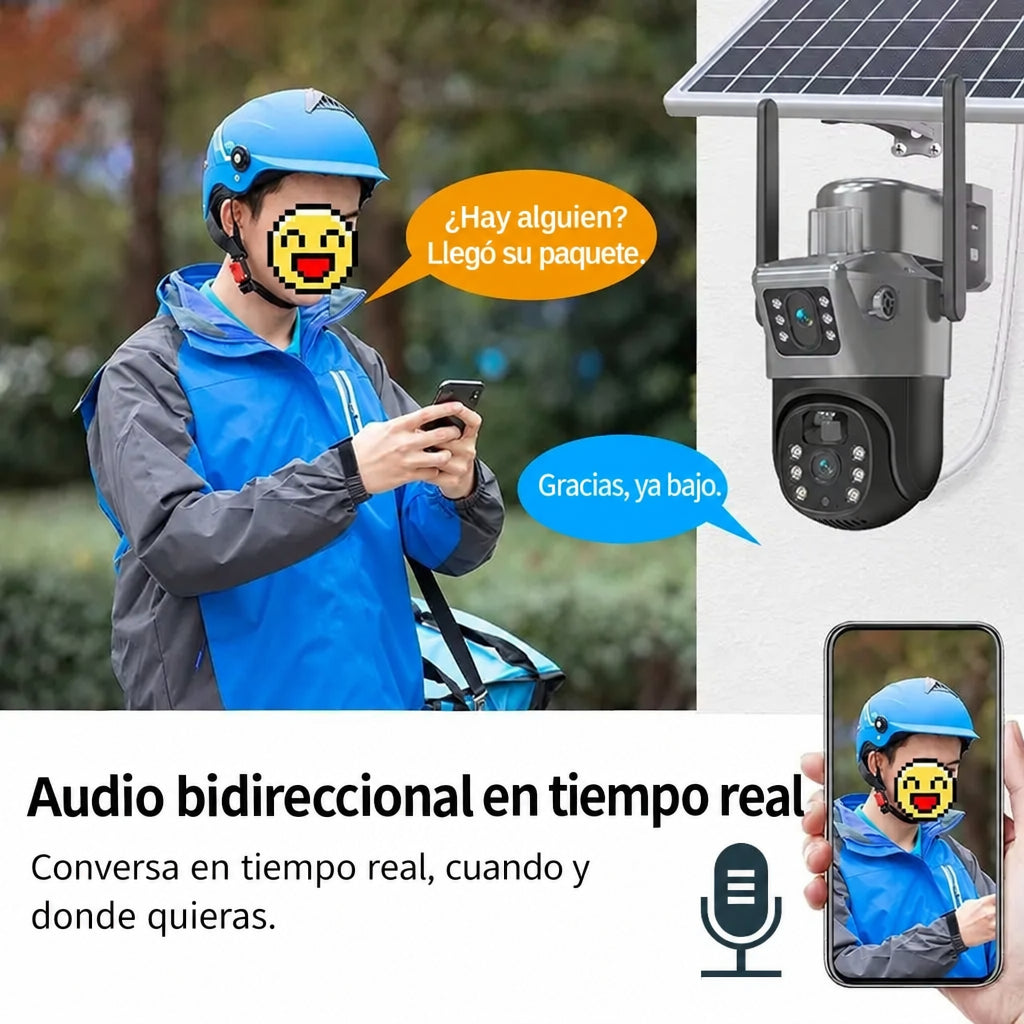 Audio bidireccional para hablar con repartidores desde el celular