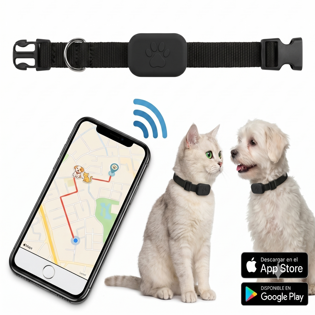 Collar Rastreador Gps Perro - Gato Airtag - Android / Apple