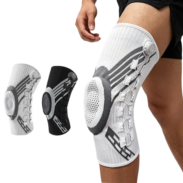 Rodillera Deportiva con Dial Knob y Soporte Lateral con Resorte