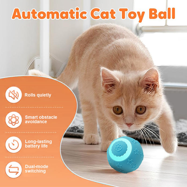 Pelota de Juguete Inteligente e Interactiva para Gatos