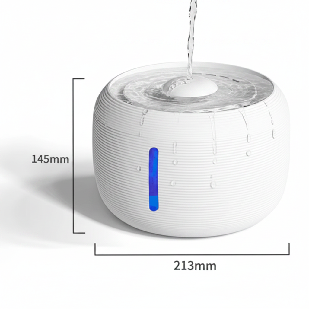 Fuente de Agua Inteligente y Silenciosa para Mascotas